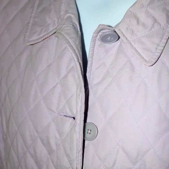 LL Bean Quilted Jacket Women's L Lavender - Picture 4 of 11